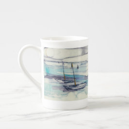 Taza De Porcelana Aguas islandesas hueso china mug