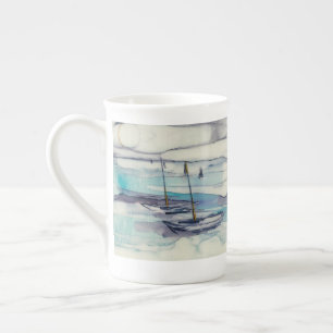 Taza De Porcelana Aguas islandesas hueso china mug