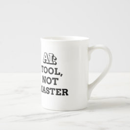 Taza De Porcelana AI: Herramienta no maestra