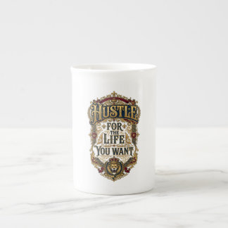 Taza De Porcelana Ajetrea Por La Vida Que Quieres - Corona De León R