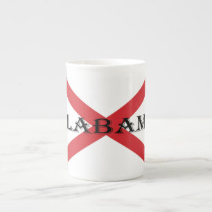 Taza De Porcelana Alabama y el atracón de la bandera
