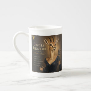 Taza De Porcelana Álbum de Gazella Fitzgerald: una parodia