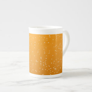 Taza De Porcelana Ale con pequeñas burbujas fondo arte