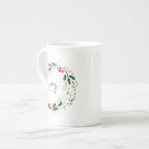 Taza De Porcelana Alegría