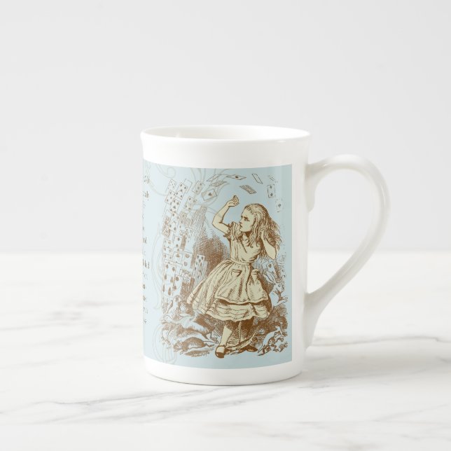 Taza De Porcelana Alicia en porcelana de hueso del país de las (Derecha)