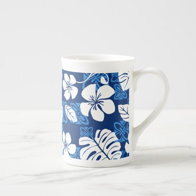 TAZA DE PORCELANA ALOHA FRIDAY (AZUL) (Derecha)