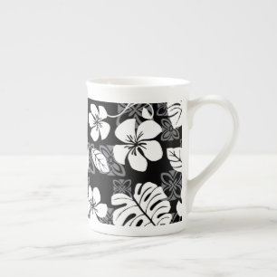 TAZA DE PORCELANA ALOHA VIERNES (NEGRO) HUESO CHINA MUG
