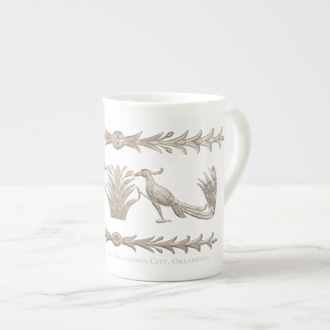 Taza De Porcelana Aluminio Ave y Lámina (Derecha)