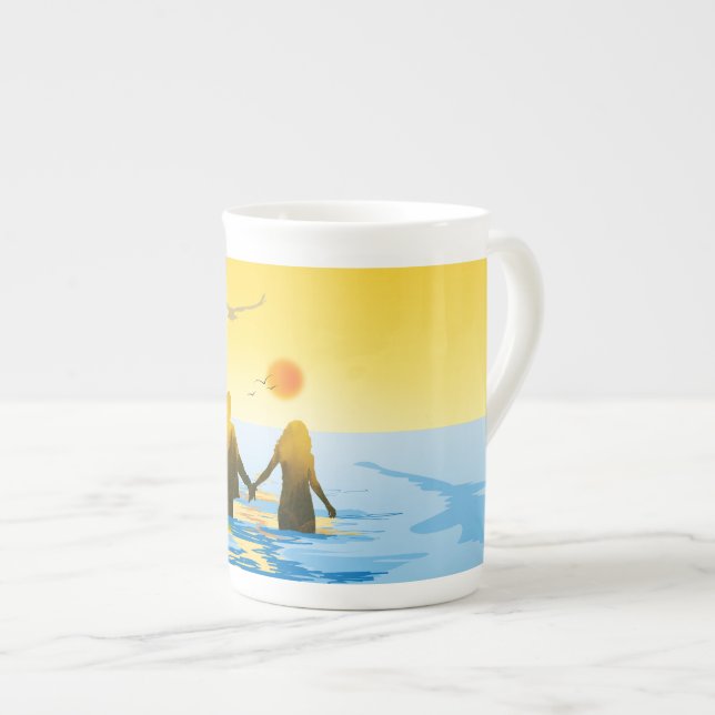 Taza De Porcelana Amar (Derecha)