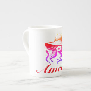 Taza De Porcelana Amelia