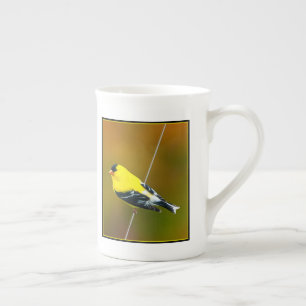 Taza De Porcelana American Goldfinch - Fotografía original