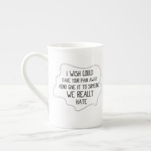 Taza De Porcelana Amigo verdadero de la mejor definición de la cita