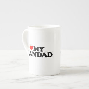 TAZA DE PORCELANA AMO A MI GRANDAD