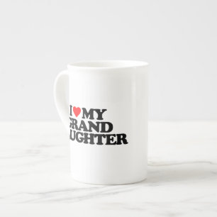 TAZA DE PORCELANA AMO A MI NIETA
