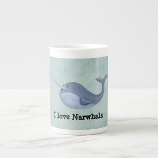 Taza De Porcelana Amo Narwhals