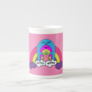 Taza De Porcelana Amor cutáneo Abrazos de corte Niños Bolsa de