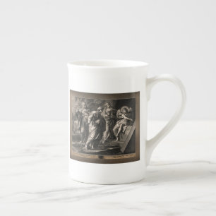 Taza De Porcelana Ángel anunciando la resurrección de Jean Roullet
