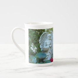 Taza De Porcelana Ángel en primavera - Viñedo de Martha