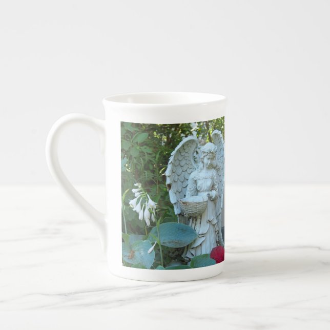 Taza De Porcelana Ángel en primavera - Viñedo de Martha (Izquierda)