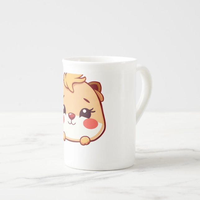 Taza De Porcelana Animal lindo (Derecha)