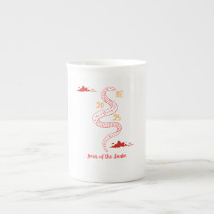 Taza De Porcelana Año de la serpiente 2025