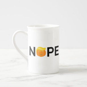 Taza De Porcelana Anti-Trump - Nope Halloween Edition I