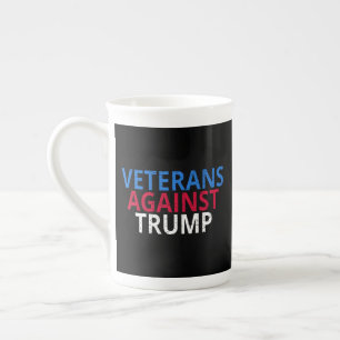 Taza De Porcelana Anti-Trump - Veteranos Contra Trump