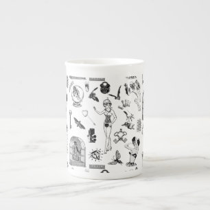 Taza De Porcelana Apothecary