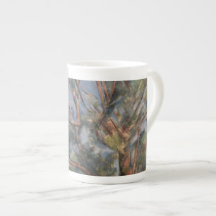 Taza De Porcelana Árboles y Carretera, Paisaje Postimpresionista