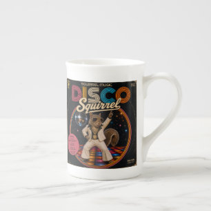 Taza De Porcelana Ardilla Disco