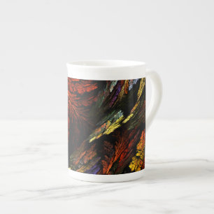 Taza De Porcelana Armonía de color Resumen de arte