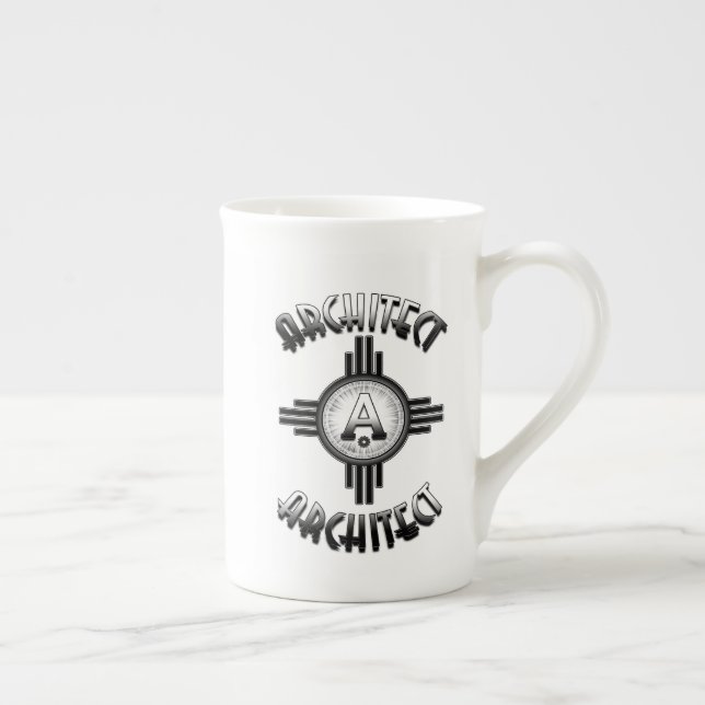 Taza De Porcelana Arquitecto Retro - Arquitectos Merch (Derecha)