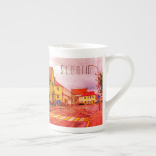 Taza De Porcelana Arquitectura de la ciudad de Slonim en Bielorrusia