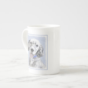 Taza De Porcelana Arreglo de inglés azul Belton Pintura de perro