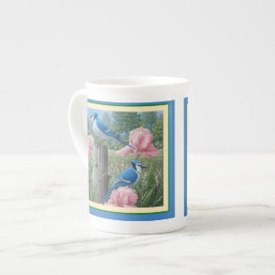 Taza De Porcelana Arrendajos azules