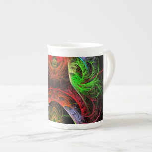 Taza De Porcelana Arte abstracto carnaval