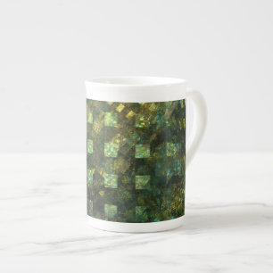 Taza De Porcelana Arte abstracto de luces en la ciudad
