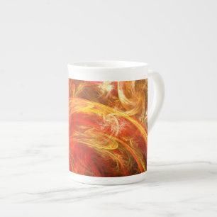 Taza De Porcelana Arte abstracto Firestorm Nova