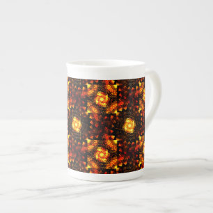 Taza De Porcelana Arte abstracto moderno boho elegante patrón #506