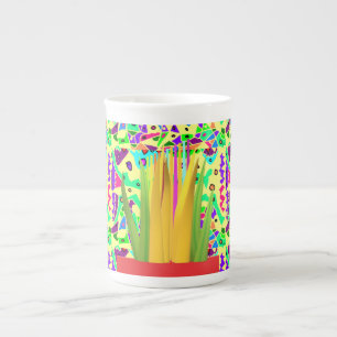 Taza De Porcelana arte con estampado de bonito surrealista