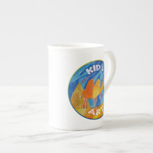 Taza De Porcelana Arte de camello por niños