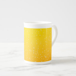 Taza De Porcelana Arte de fondo de cerveza Lager con burbujas diminu