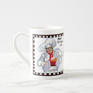 Taza De Porcelana Arte de Mug Chef francés grasoso