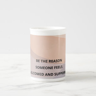 Taza De Porcelana Arte de pared minimalista motivacional / Inspiraci