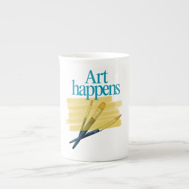 Taza De Porcelana Artist Mug (Frente)