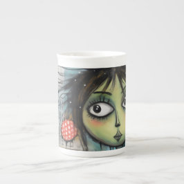 Taza De Porcelana ArtLady 20 Encantadora y angustiada