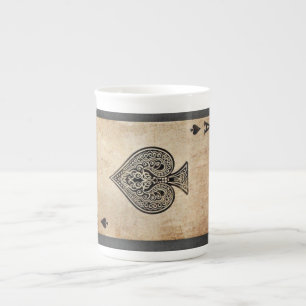 Taza De Porcelana As de espadas lanzar almohada
