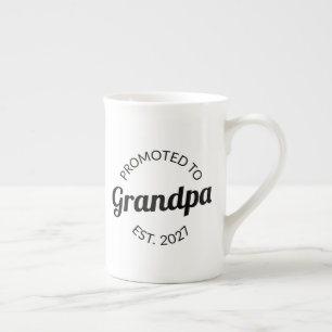 Taza De Porcelana Ascendido a Abuelo Desde 2027 Nuevo Papá Yo