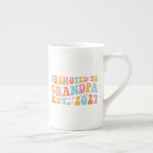 Taza De Porcelana Ascendido a Abuelo Est 2027 Nuevo Papá