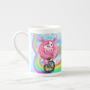 Taza De Porcelana Ataque chino de Acrobat
